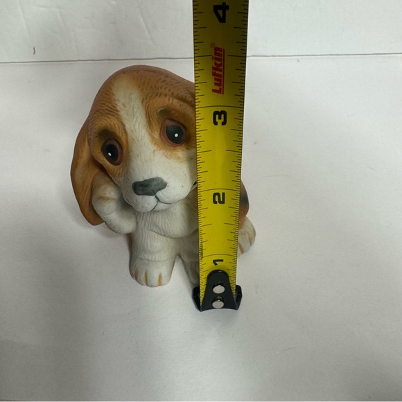 Vintage Homco Adorable Basset Hound Beagle ceramic Dog Figurine - Picture 8 of 8